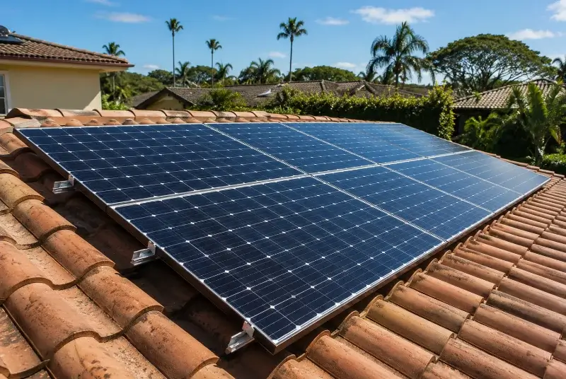 Installation de panneaux solaires à Saint-Martin-d'Août